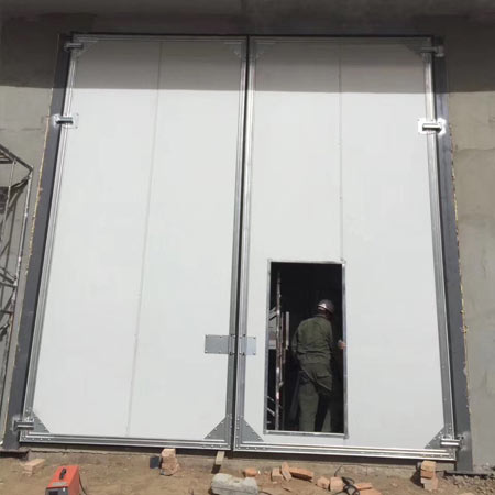 大型工業平開門